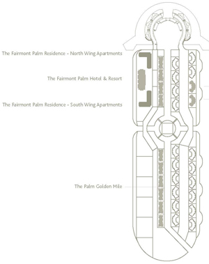 Fairmont Palm Residence location